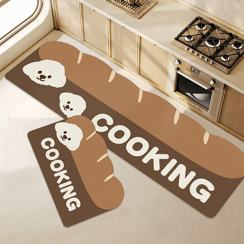 可爱动物厨房地垫防水防油脚踩垫免洗地毯家用长条脚垫可定制裁剪,居家布艺,厨房地垫,淘宝优惠券,粉丝福利购,淘宝优惠卷