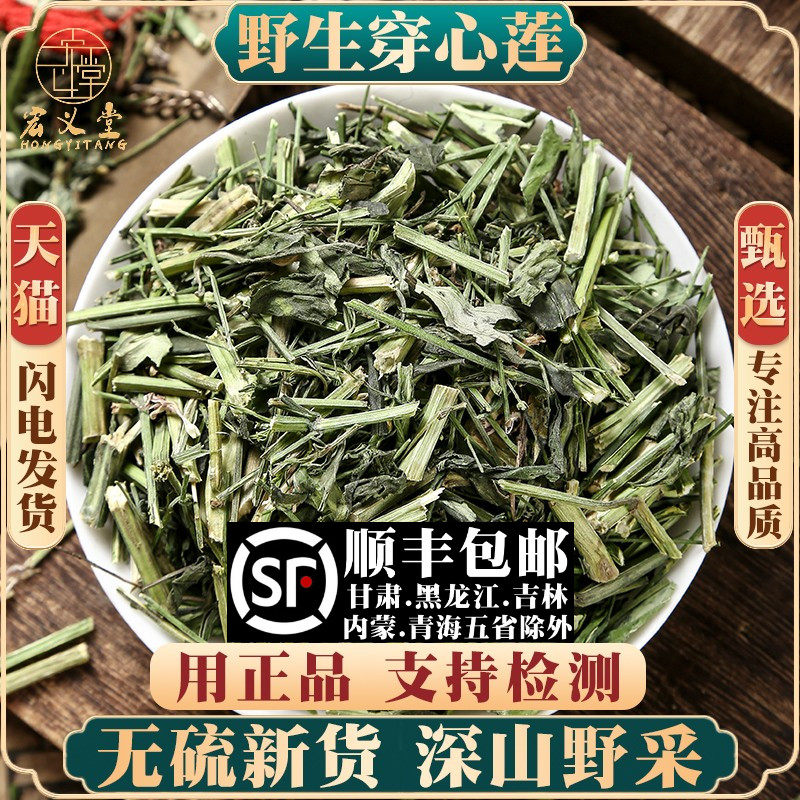 野生穿心莲材500g/250g/100克穿心莲中草药泡茶川心连穿芯莲