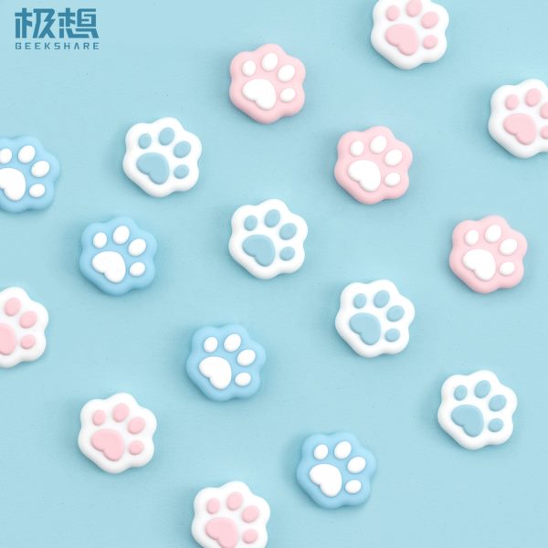 极想switch猫爪摇杆帽ns可爱按键帽Lite手柄套oled摇杆硅胶保护壳