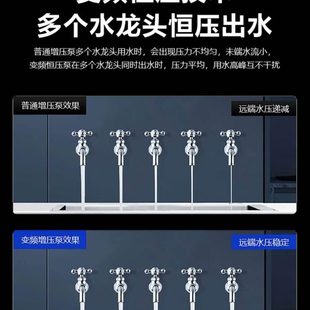 广东凌霄CMI变频增压泵家用全自动220v自来水加压商用380V恒压泵