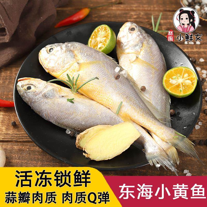 小黄花鱼新鲜冷冻5斤烧烤深海海鲜水小黄鱼生鲜水产活海鱼海鲜