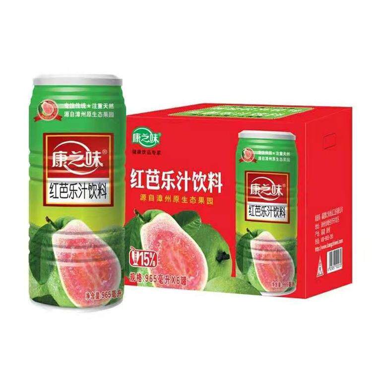 闽南特产康之味红芭乐汁番石榴汁果汁饮料965ml*6瓶聚餐火锅常备