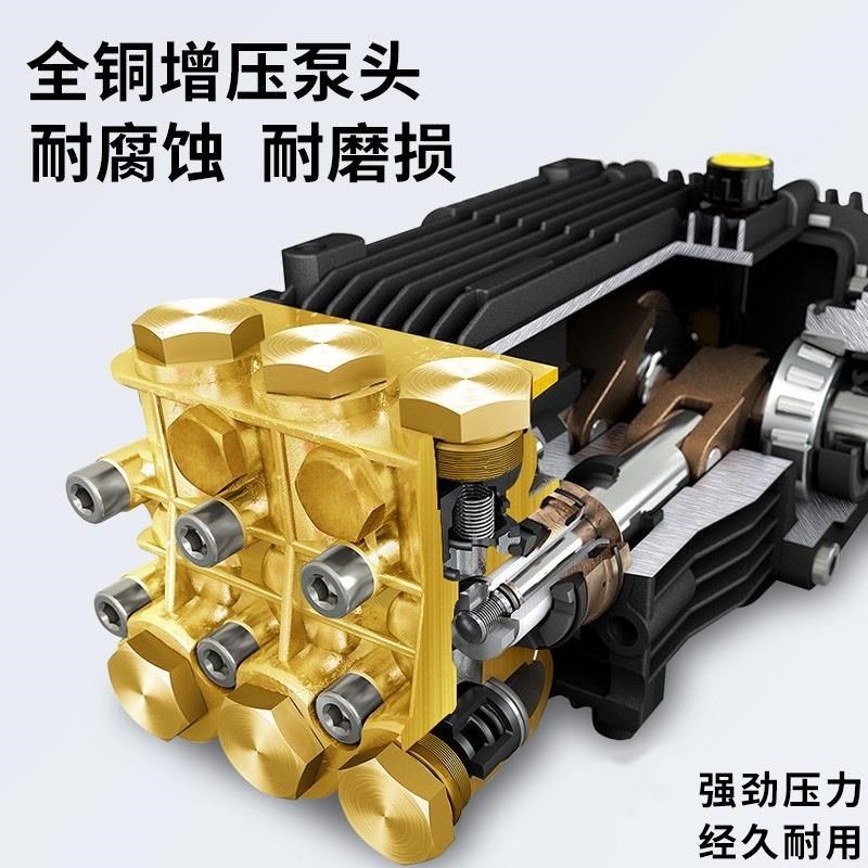 高压洗车a机商用220大功率380v洗车殖店养场洗车器清V带洗机