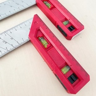 木工坊水平仪直角尺m90度测量画线器拐尺三角尺靠尺中小学木工坊