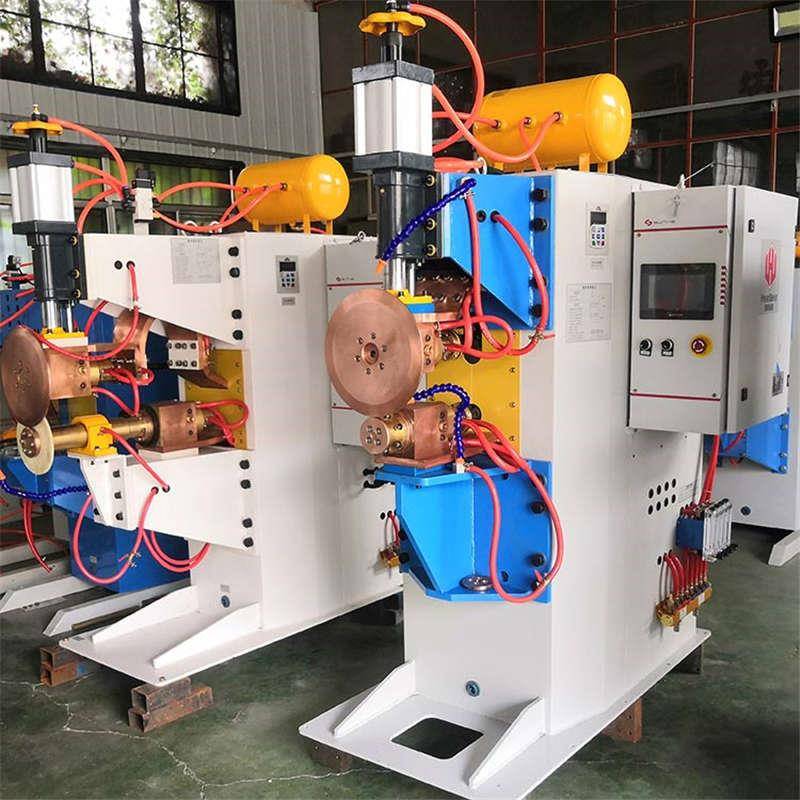 中频逆变铁油箱滚焊机三相变频缝焊机油桶端盖桶底环缝焊接设备