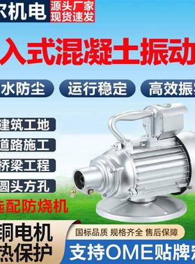 ZN系列插入式混凝土振动器免烧机单三相建筑工地高频混泥土振捣器