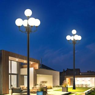 景观路灯家用院子户外防水欧式复古灯花园别墅院子照明庭院高杆灯