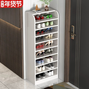 鞋架家用门口大容量新款爆款入户门多层进门阳台窄鞋柜