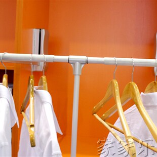 五金 升降挂衣杆挂衣器 下拉挂衣架 自动上升回位 阻尼挂衣杆