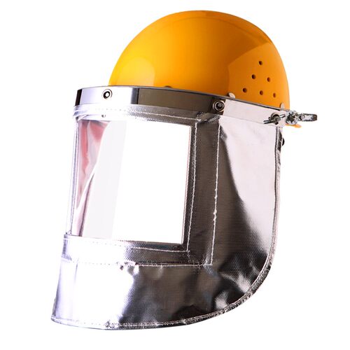 锅炉前工面罩耐温铝箔冶炼阻燃防火防冲击防辐射隔热电焊披肩