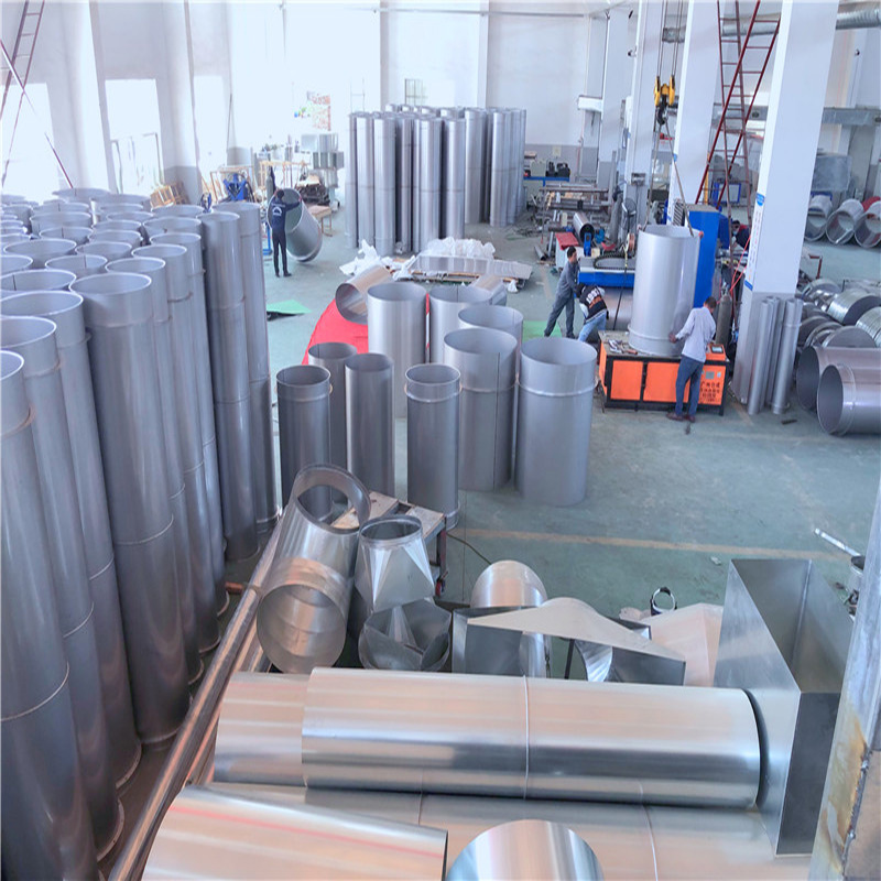 镀锌螺旋风管通风管道常州不锈钢焊接风管白铁皮除尘排烟排风管