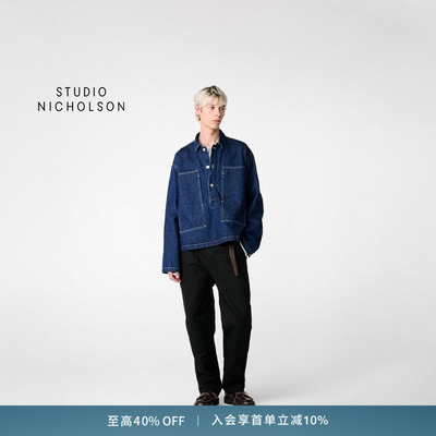【AARON LEVINE联名】STUDIO NICHOLSON YORK男士牛仔衬衫