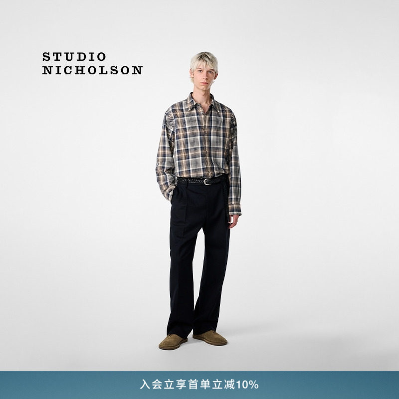 【AARON LEVINE联名】STUDIO NICHOLSON VIEW男士棉质衬衫图片
