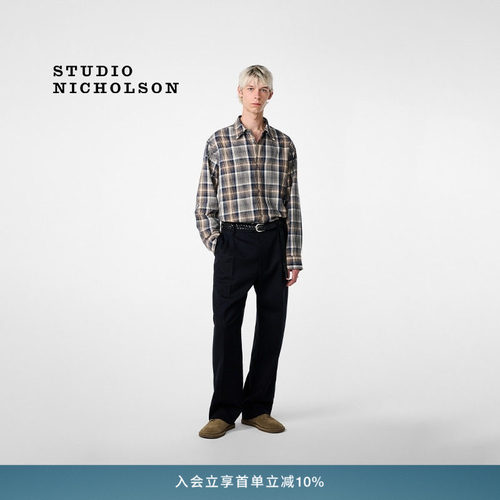 【AARON LEVINE联名】STUDIO NICHOLSON VIEW男士棉质衬衫
