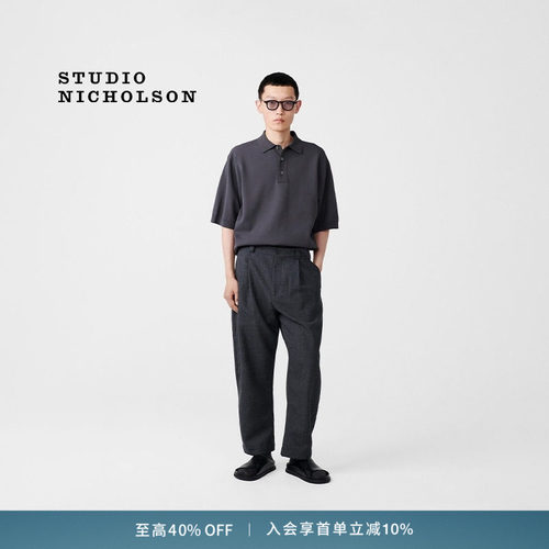 【奢享特惠】STUDIO NICHOLSON男士RICO短袖POLO衫