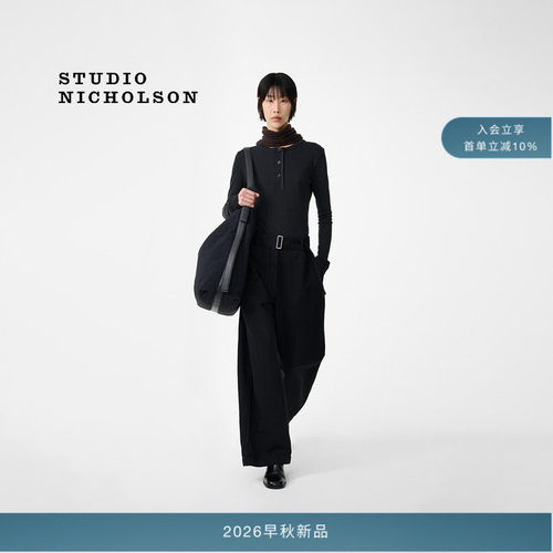 【秋冬新品】STUDIO NICHOLSON女士ROANE长袖亨利衫