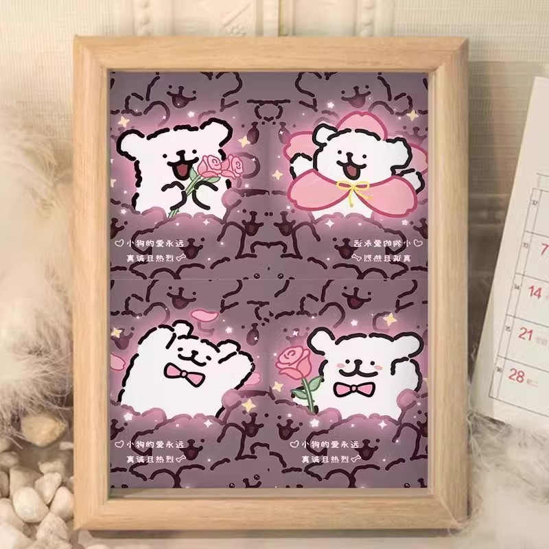 乌萨奇小八发光卡通相框治愈周边摆件饰品送朋友同学生日礼物diy
