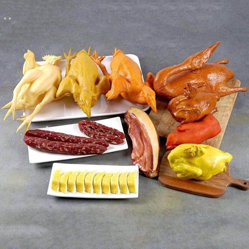 仿真食物烤鸭烧鸡白切鸡盐焗鸡腊肉肠模型家居橱窗挂件摄影道具,家居饰品,仿真水果,淘宝优惠券,粉丝福利购,淘宝优惠卷