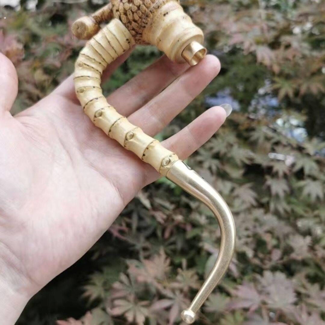 毕节大方传统老式竹根一湾竹根老巴斗(随机款式)