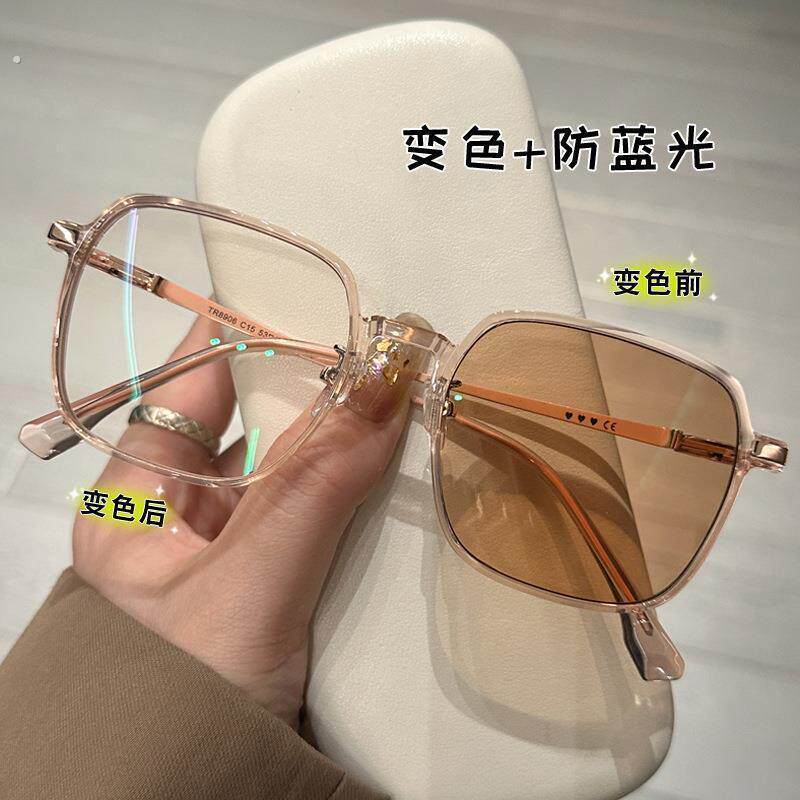 骑行车防风沙飞眼镜大脸专用变色护镜骑男女通虫目见详情用无度数