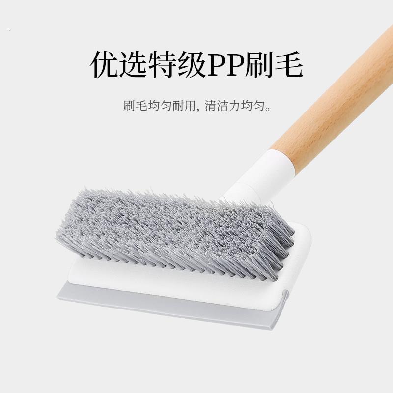 地板刷神器家用瓷砖墙面刷浴室刷地刷子专用清洁工具双面带刮水器