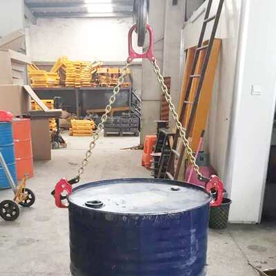 供应吊钳吊钩吊具叉车起重钳行车塑料铁桶油桶夹具两爪三爪DL360