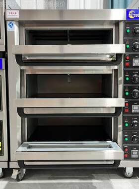 商33盘电烤箱 插盘箱式甲板炉 面包烘y焙KTR设备Bake用r层 Oven