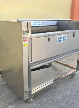 豆FFRW不锈去钢工用毛刷清皮清洗机 果蔬洗机器 土洋芋自动清洗机