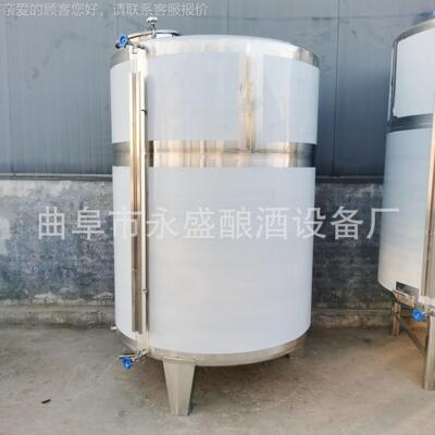 盛制食品级304永存不锈钢储存罐 酒罐 酿造酒设备5吨10吨NKV白酒