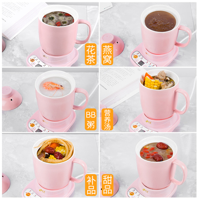 养生壶2021新款办公室小型多功能mini炖盅煮茶器陶瓷家用迷你1人