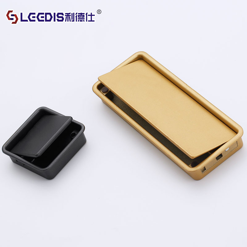 橱柜暗拉手移门开槽内嵌入式平装美式隐形衣柜门把手抽屉隐藏扣手