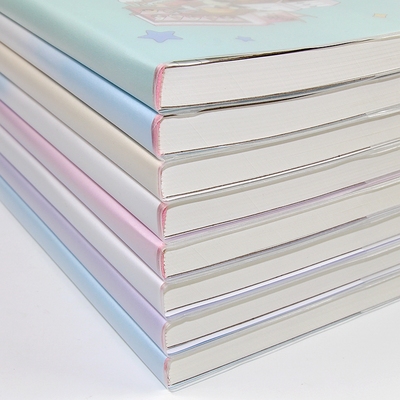 小学生胶套笔记本32K硬皮面横格本子A5初中生加厚胶装练习作业本