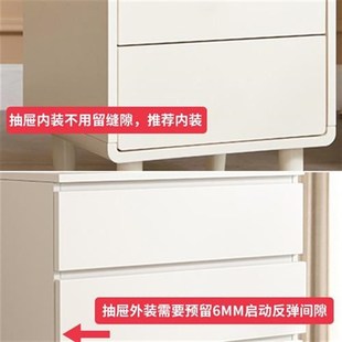 抽屉滑道轨道橱柜反弹不锈钢导轨三节轨静音电U脑键盘托架滑 新款
