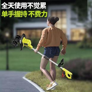 手持锂电微耕机松土机农用翻土机小型家用电动锄头挖土旋耕地机