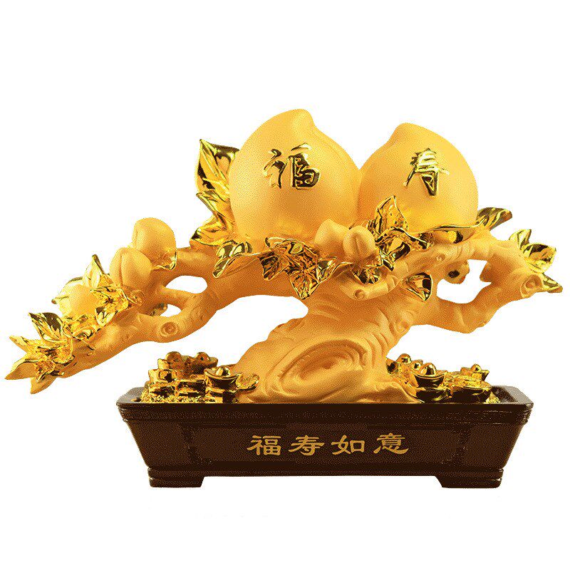寿桃摆件老人生日礼物祝寿贺寿礼品送长辈爷爷奶奶60 70 80过大寿