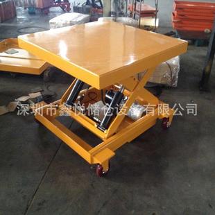 模具电动平台车半自动升降台移动式 充电式 液压举升机