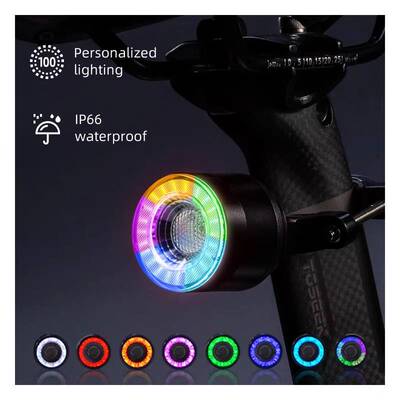LED Brake Sensing Cycle Rear Lamp IP66 Bicycle Tail Light