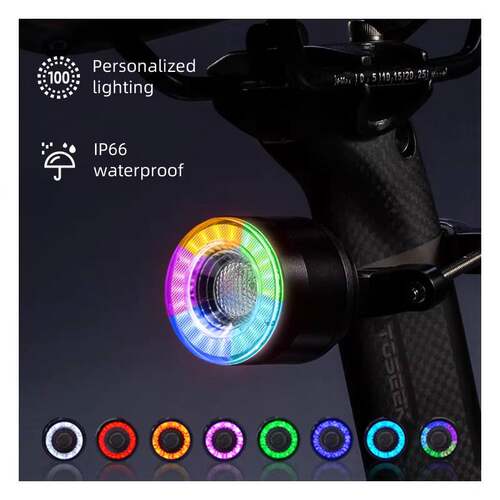 LED Brake Sensing Cycle Rear Lamp IP66 Bicycle Tail Light