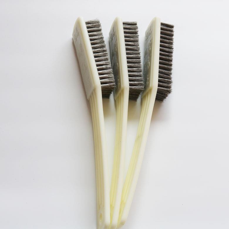 大号开青皮加密软钢丝刷 不锈钢丝金属清洁除漆除锈刷 文玩核桃刷