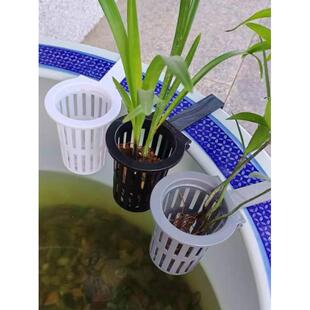水竹定植篮鱼缸绿植挂篮水培红薯篮水培造景装饰配件古法鱼缸挂篮