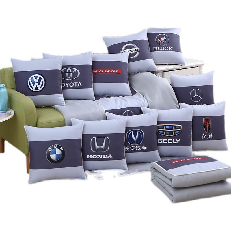 折叠抱枕被子两用二合一四季枕套汽车载枕头被办公室午睡毯子靠枕