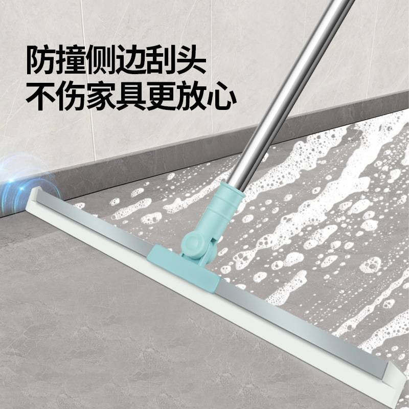 魔术扫把可伸缩硅胶拖把卫生间浴室地板刮水器可伸缩大面积刮刀扫