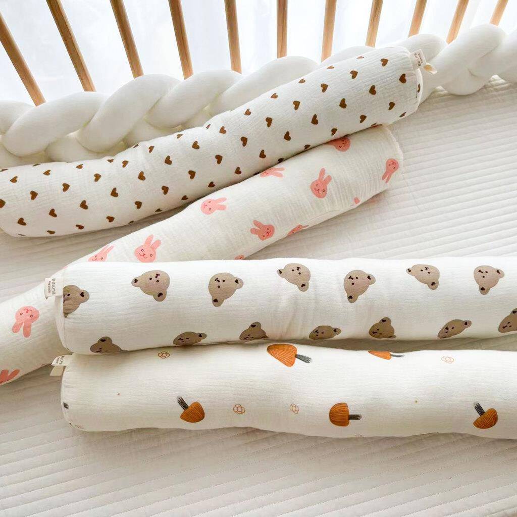 ins韩系圆柱长条形枕头婴儿安抚侧身睡枕宝宝小靠枕抱枕婴儿挡枕