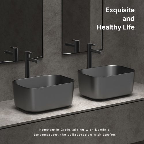 金属感枪灰色陶瓷加深台s上盆家用卫生间洗手盆洗漱加高洗脸盆阳