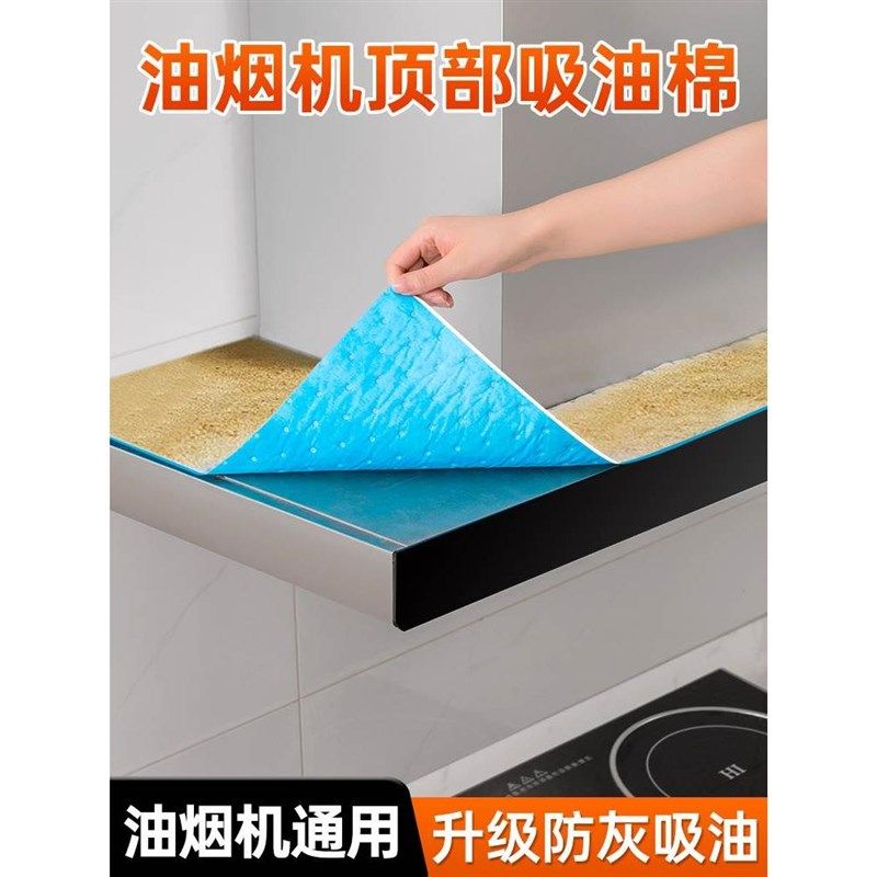 通用抽油烟机顶部防油垫厨房耐高温专用吸油棉隔油防尘罩吸油纸条,洗护清洁剂/卫生巾/纸/香薰,家用防油贴纸,淘宝优惠券,粉丝福利购,淘宝优惠卷
