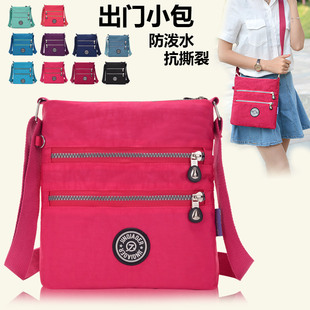 小包包2020新款 斜挎包尼龙女包牛津F布单肩包简约小方包女士帆布