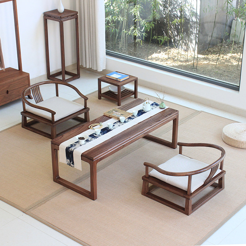 实木茶桌新中式禅意桌子原木茶几日式榻榻米炕桌家用客厅茶台矮桌,住宅家具,炕几/飘窗几,淘宝优惠券,粉丝福利购,淘宝优惠卷