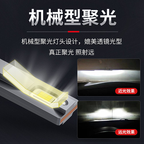 款瑞风大灯近光雾灯远光灯改超亮强光灯泡