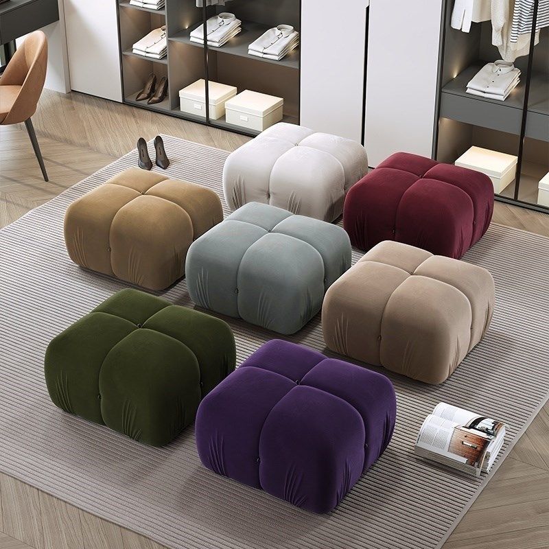 轻奢衣帽间沙发凳客厅长条凳家用矮凳脚踏卧室床尾凳服装店换鞋凳,住宅家具,沙发凳/脚踏,淘宝优惠券,粉丝福利购,淘宝优惠卷