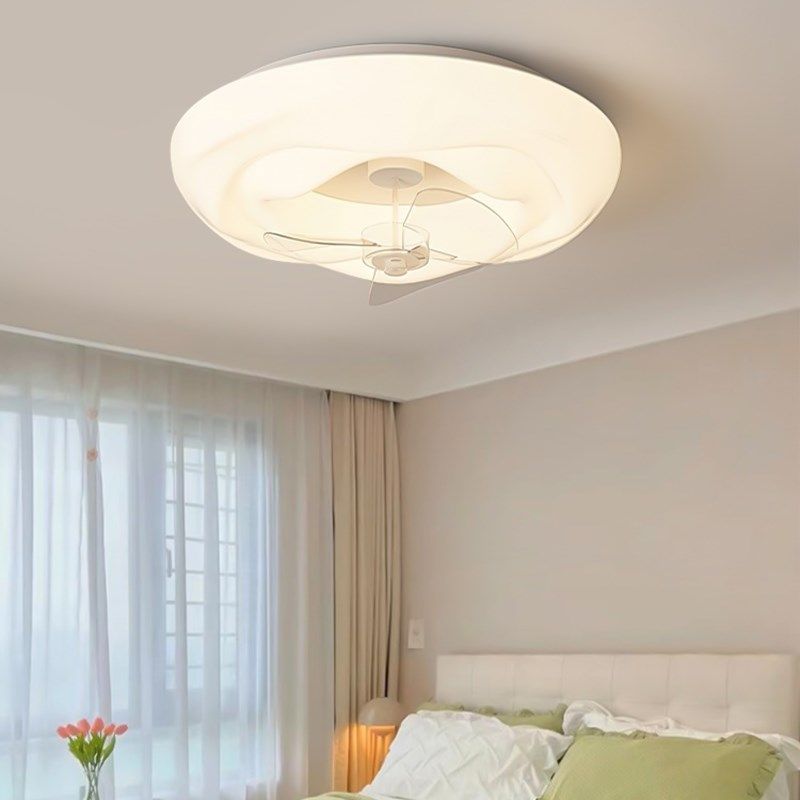 卧室吸顶灯静音风扇灯家用led餐厅一体电扇奶油风房间灯中山灯具,家装灯饰光源,风扇灯,淘宝优惠券,粉丝福利购,淘宝优惠卷
